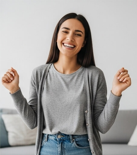 Women after treatment - Emergency dentist Mansfield